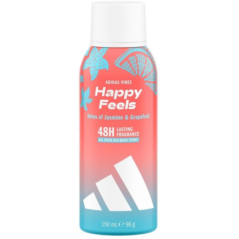 Deodorant Spray de Corp Femei Adidas Vibes Happy Feels, 150 ml