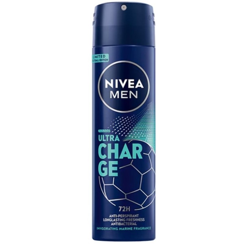 Deodorant Spray Nivea Men Ultra Charge, 150 ml