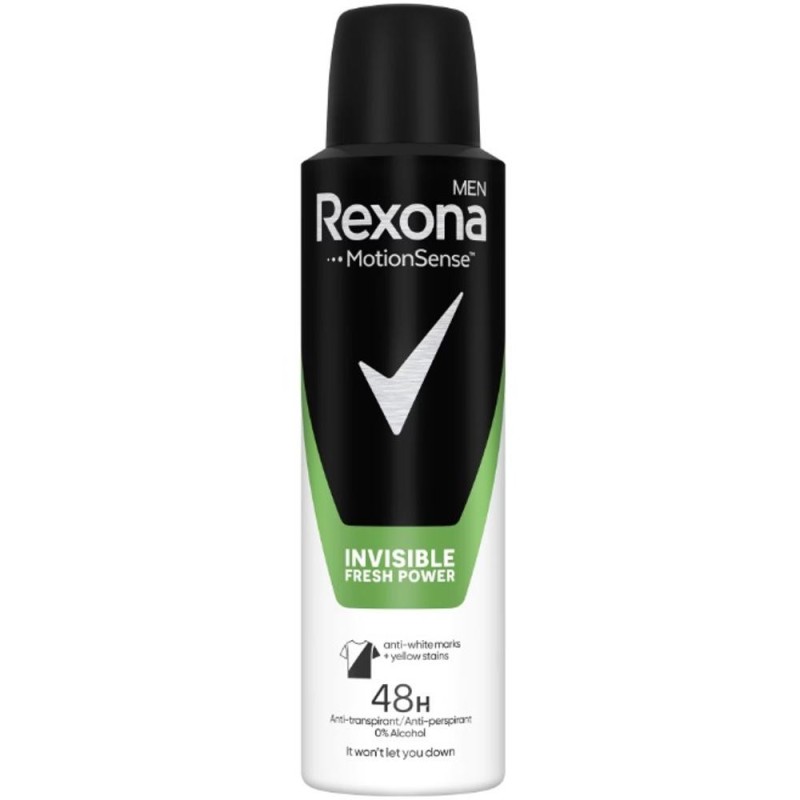 Deodorant Spray Rexona Men Invisible Fresh Power, Barbati, 150 ml