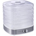 Deshidrator de Alimente Daewoo, 500 W, 5 Tavi, Tavi Reglabile Inaltime 2 - 4 cm, Alb / Violet