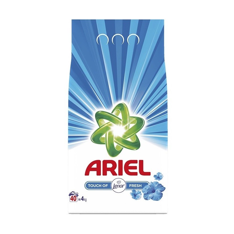 Detergent Automat Pudra Ariel Touch of Lenor Fresh, 40 Spalari, 4kg