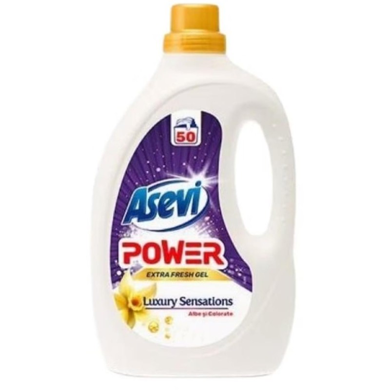 Detergent de Rufe Asevi Power Luxury, 2.5 l, 50 Spalari