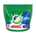Detergent de Rufe Capsule Ariel All in One PODS Mountain Spring, 65 Spalari