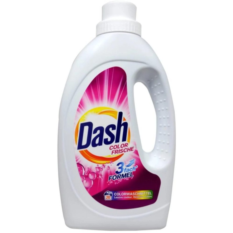 Detergent de Rufe Lichid Dash Color Frische, 1.1 l