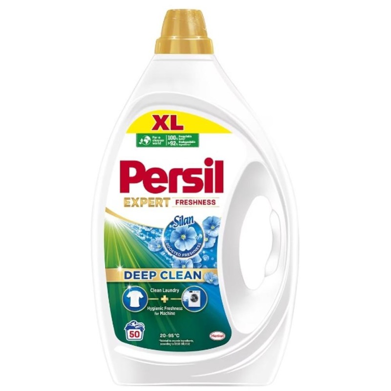 Detergent de Rufe Lichid Persil Deep Clean Expert Freshness by Silan, 50 Spalari, 2.25 l