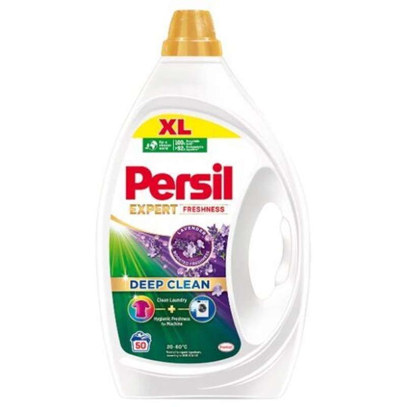 Detergent de Rufe Lichid Persil Deep Clean Expert Freshness Lavanda, 50 Spalari, 2,25 l