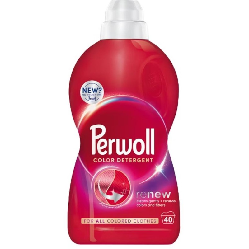 Detergent de Rufe Lichid Perwoll Renew Color, 40 Spalari, 2000 ml