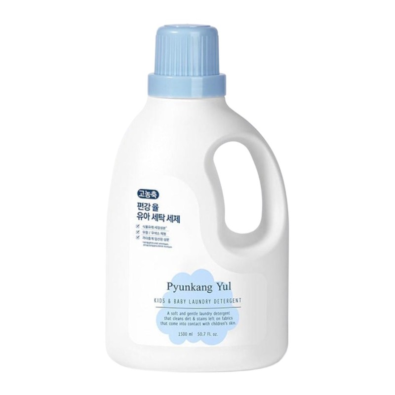 Detergent de Rufe Lichid Pyunkang Yul Kids & Baby, Super Concentrat, 1500 ml