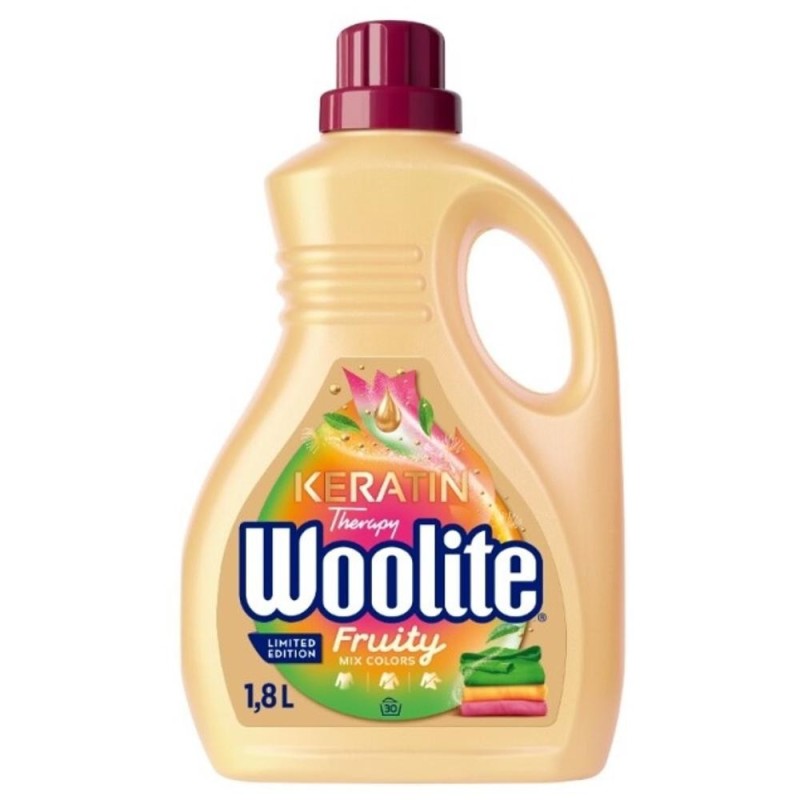 Detergent de Rufe Lichid Woolite, Fruity Mix Colors, 30 Spalari, 1.8 l
