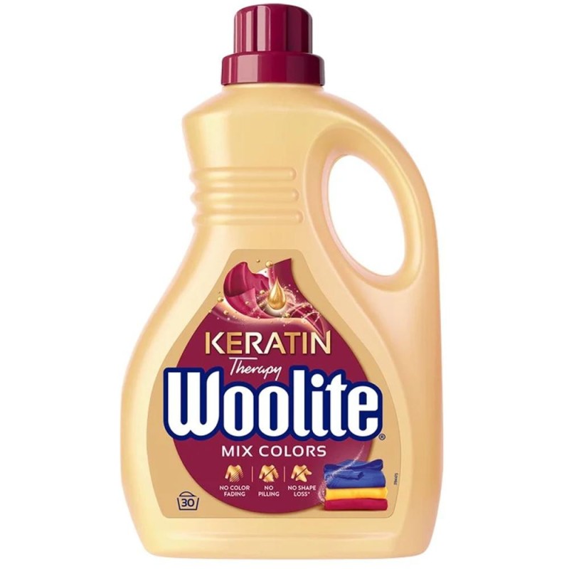 Detergent de Rufe Lichid Woolite, Mix Colors, 1.8 l