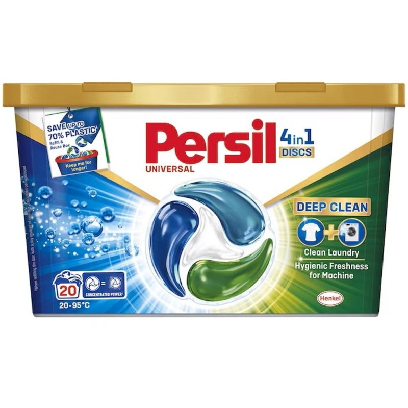 Detergent de Rufe Persil 4in1 Discs Universal, 20 Spalari