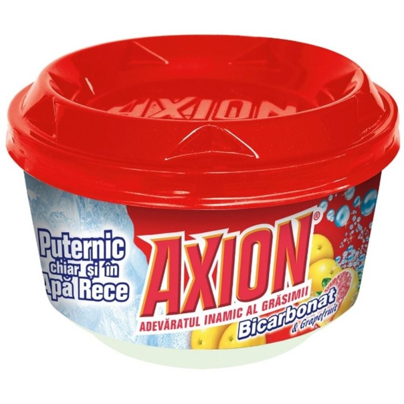 Detergent de Vase Pasta Axion Bicarbonat si Grefe, 225 g