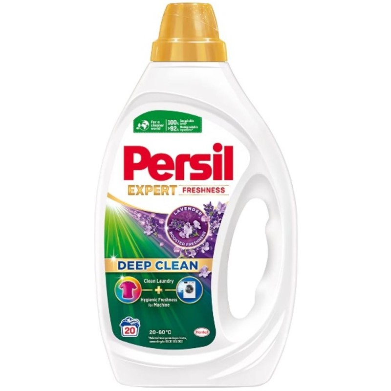 Detergent Lichid de Rufe Persil Deep Clean Expert Freshness, Lavanda, 20 Spalari, 900 ml