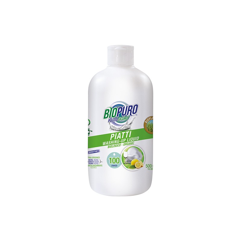 Detergent Lichid pentru Vase, 500ml Biopuro