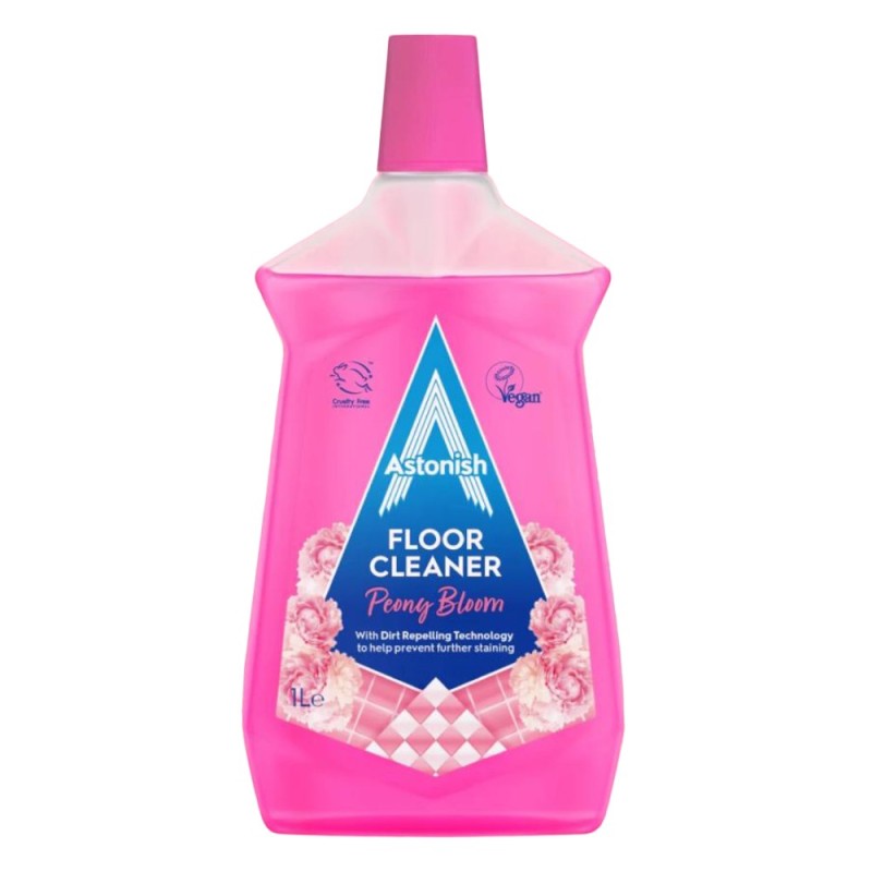 Detergent pentru Pardoseli, Flori de Bujor 1 l, Astonish