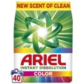 Detergent Rufe Ariel Color, 40 Spalari, 2.6 kg