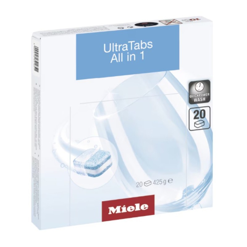 Detergent Tablete pentru Masina de Spalat Vase Miele, CareCollection, 20 Tablete