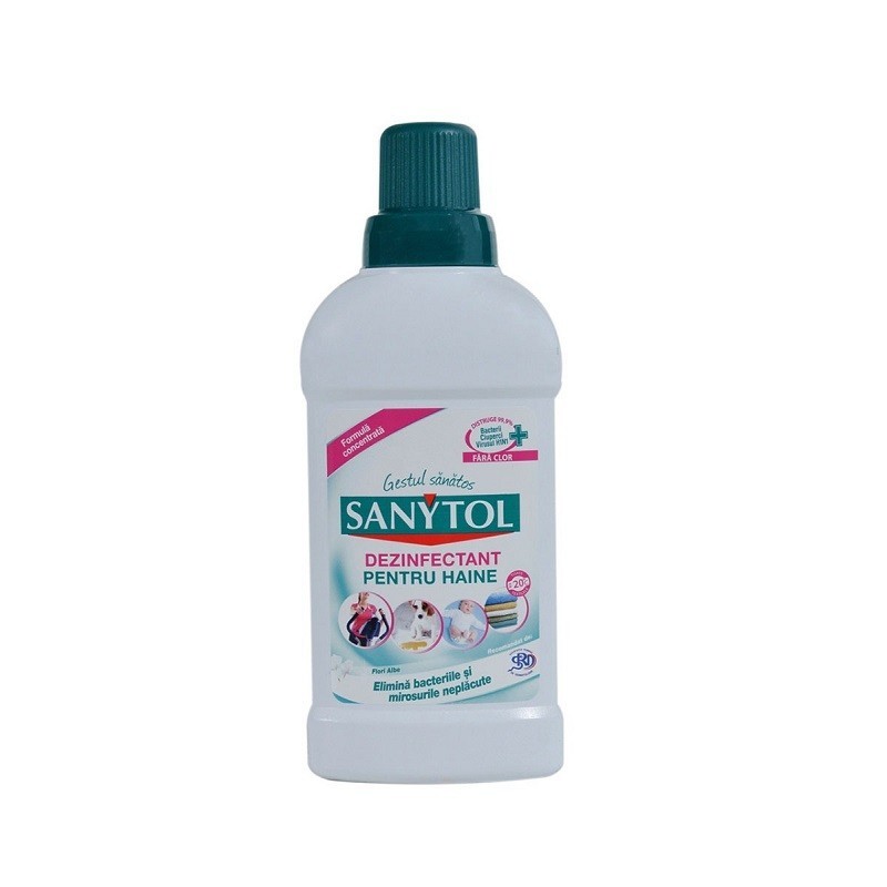 Dezinfectant pentru Haine Sanytol 500 ml, 20 Spalari
