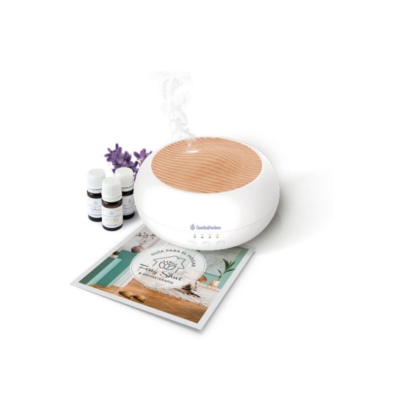 Difuzor de Arome si Umidificator cu Ultrasunete + 3 Uleiuri Esentiale, Esentialaroms