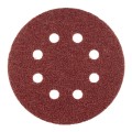 Disc Abraziv pe Suport Panza Arici, Metal/Lemn, Kerr Velcro, Tip 2, R 125, Gr. 60, 8 Perforatii