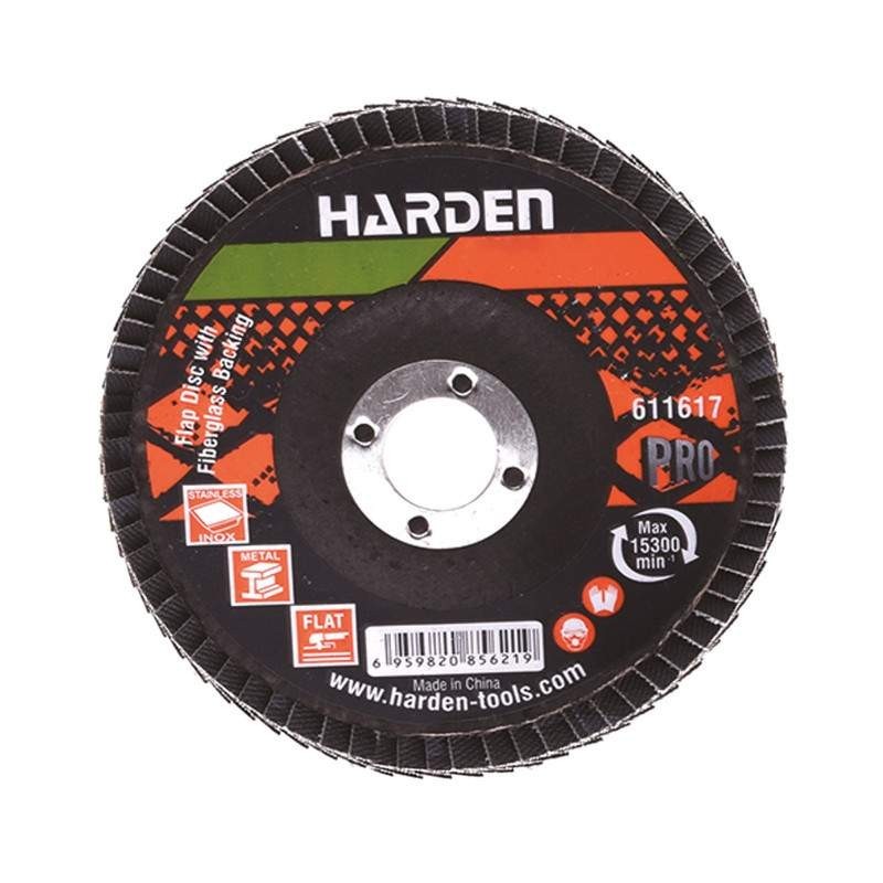 Disc Abraziv Standard pentru Polizare, Profesional, Harden, 100 mm, 16 mm, Granulatie 40