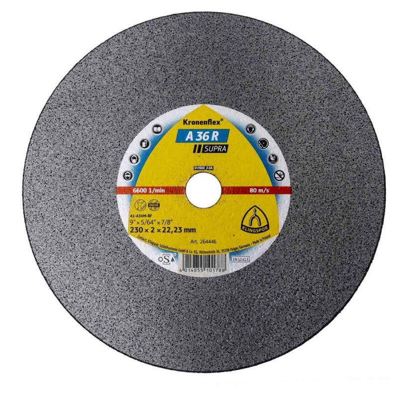 Disc de Debitare A 36 R, 230 x 2 x 22.23 mm, Z-tools