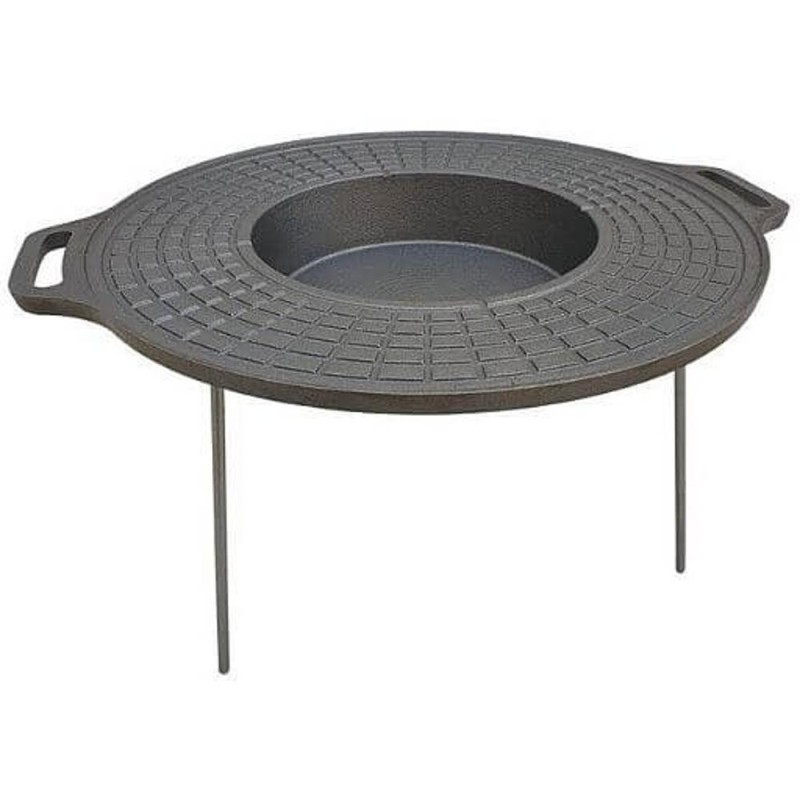 Disc de Grill din Fonta, Adanc, 49 cm, Perfect Home