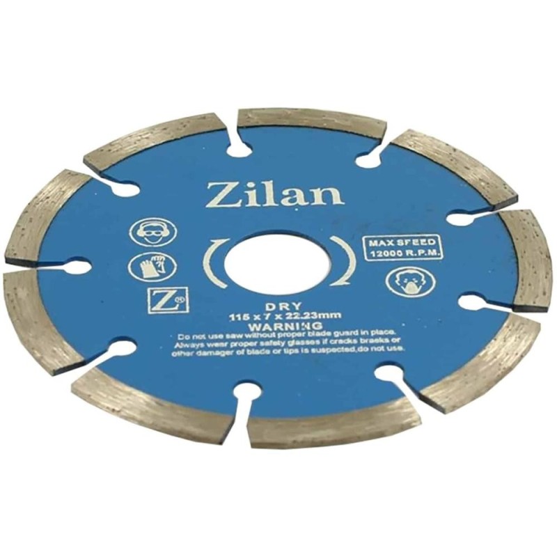 Disc Diamentat Segmentat, 12000 Rotatii pe Minut, 115 x 7 x 22.23 mm