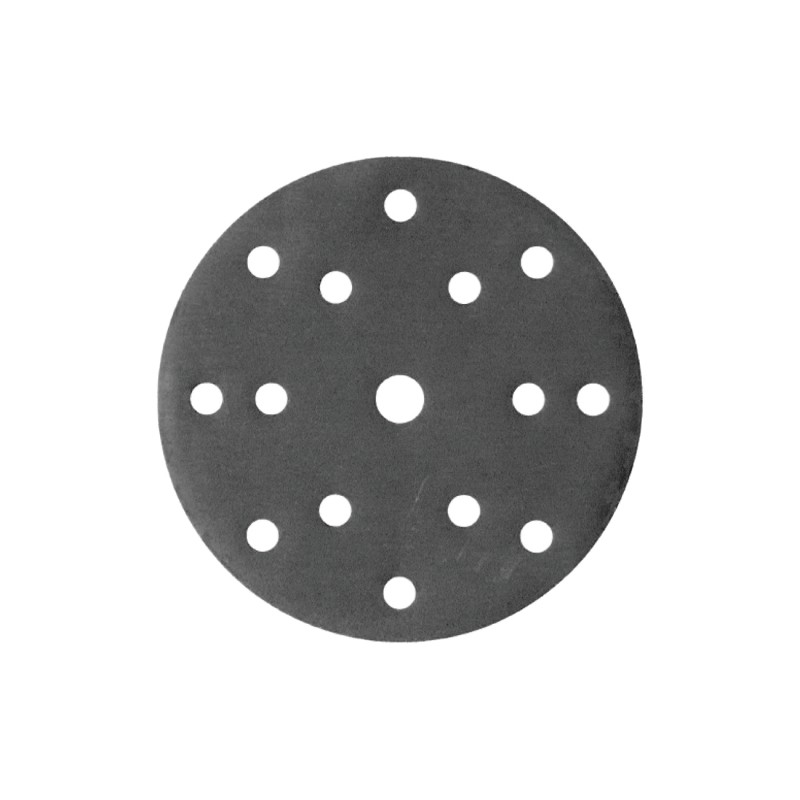 Disc din Plastic pe Suport Velcro din Panza, pentru Metal - Ksf15 Velcro, R 150, 8 + 6 + 1 Perforatii, Gr. 180