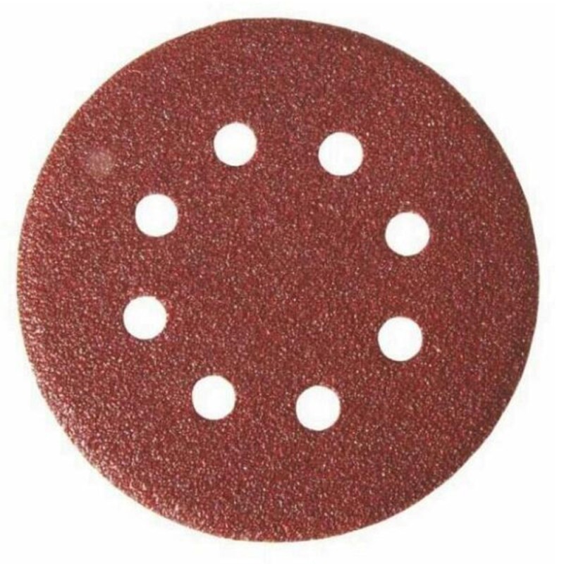 Discuri din Panza Abraziva cu Gauri, 115 mm P120, 10 Bucati, Lumytools