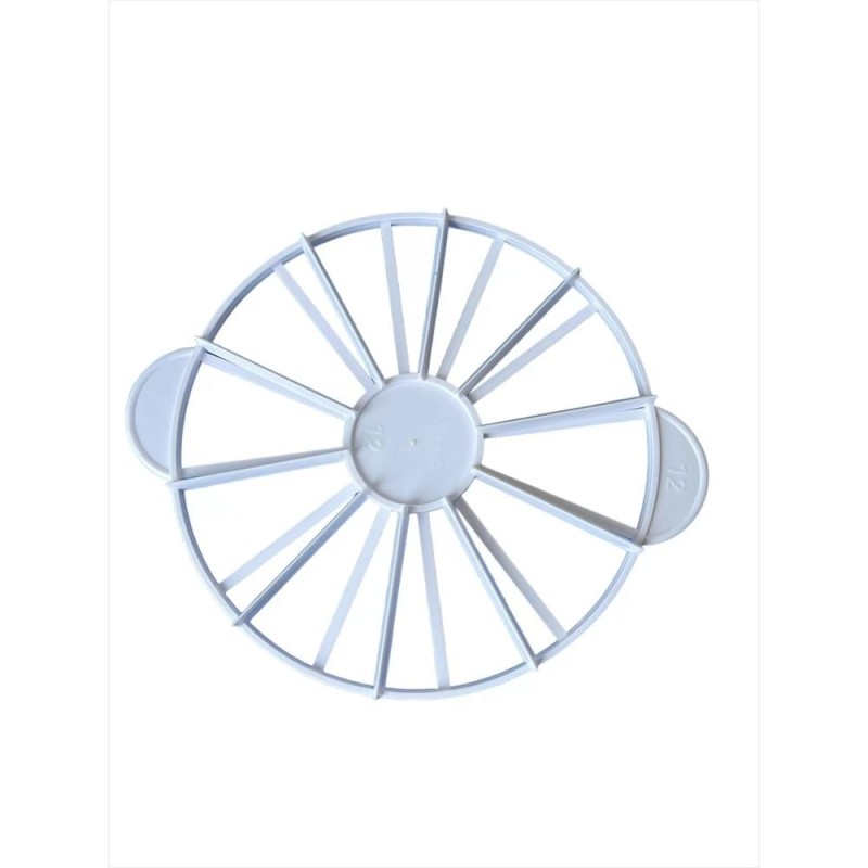 Dispozitiv de Feliere pentru Tort, Plastic, 32.5 x 26.5 x 2.8 cm, Alb, Viva.z