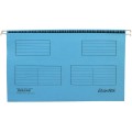 Dosar A4 Suspendat, 100 File, Bagheta Metalica, 25 Etichete si Portetichete 5 cm, Albastru Cobalt, 25 Bucati, Bantex Flex