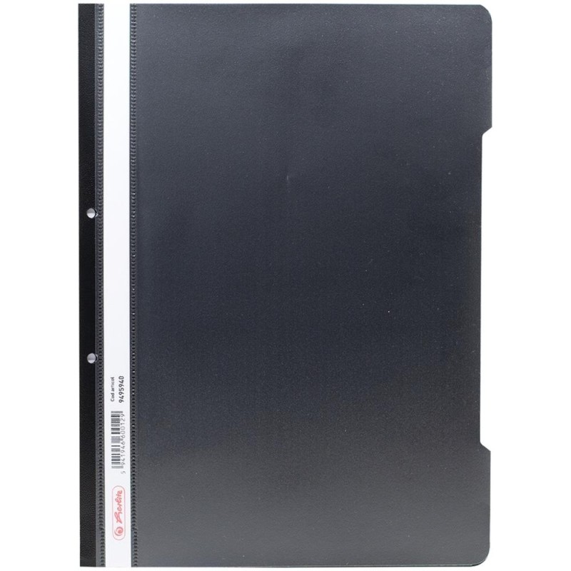 Dosar Sina, A4, PP, Perforat, Negru