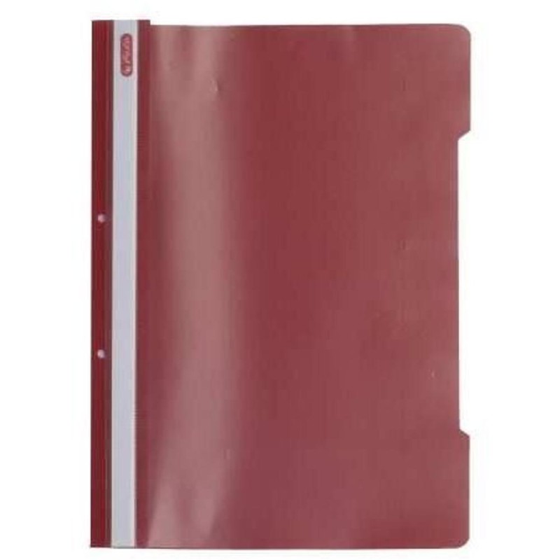 Dosar Sina, A4, PP, Perforat, Rosu