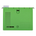 Dosar Suspendat cu Sina Elba Ultimate A4, Carton 240 g / mp, Blue Angel, 200 File, Orificiu Manevrare, Porteticheta, Verde