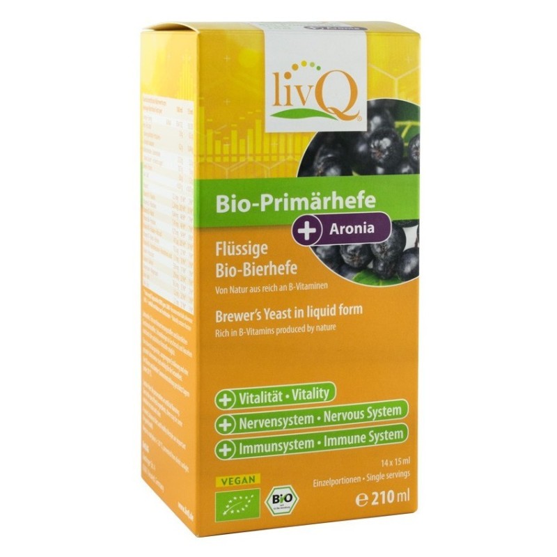 Drojdie Primara BIO cu Aronia, 210 ml, LivQ