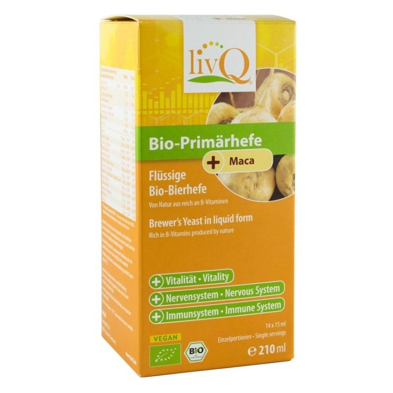 Drojdie Primara BIO cu Maca, 210 ml, LivQ