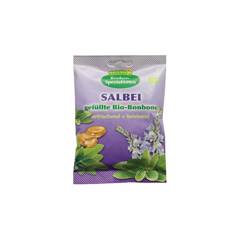 Dropsuri Bio cu Salvie, 100g Liebhart’s