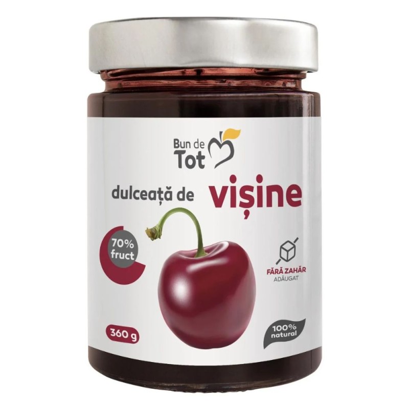 Dulceata de Visine, la Borcan, 360 g