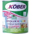 Email pe Baza de Apa, Ecolux Kolor, Alb Lucios, 0.6 l, Kober