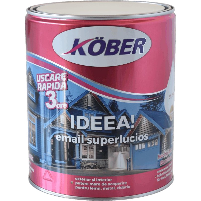 Email Superlucios Ideea 0.75 l, Kober, Albastru Mediu