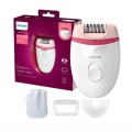 Epilator 2 Viteze, Alb/Mov, Philips Satinelle Essential BRE225/00