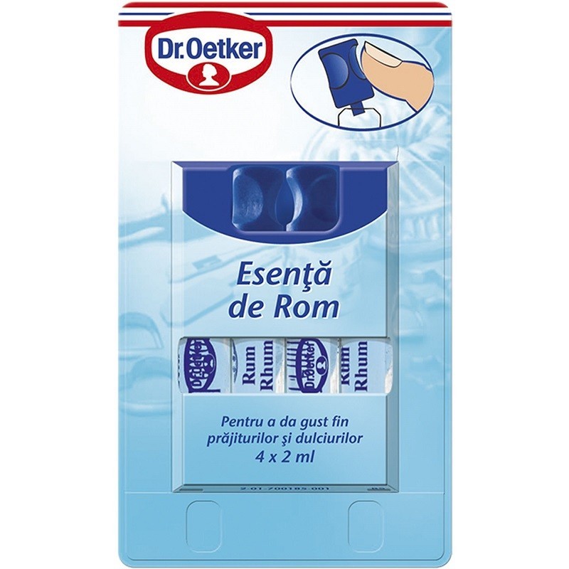 Esenta Rom Dr. Oetker 3+1 Bucati x 2 ml