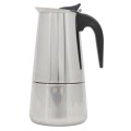 Espressor pentru Aragaz din Inox, Capacitate 4 Cesti, Argintiu, Grunberg GR5181