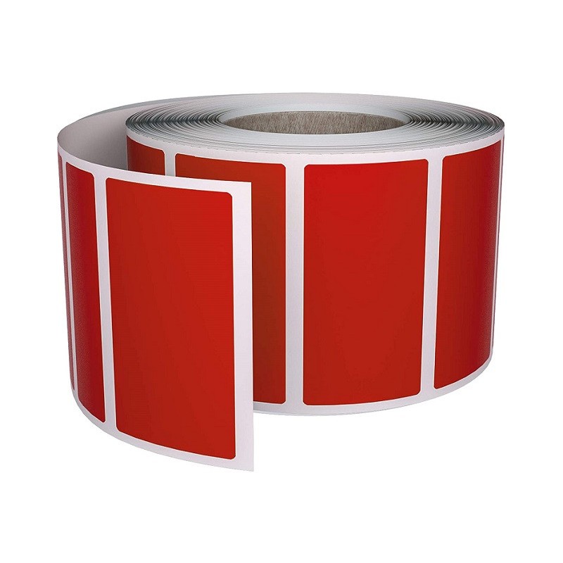 Etichete Autoadezive 50x32 mm Vellum D40 Fluo Red  400 et/rola