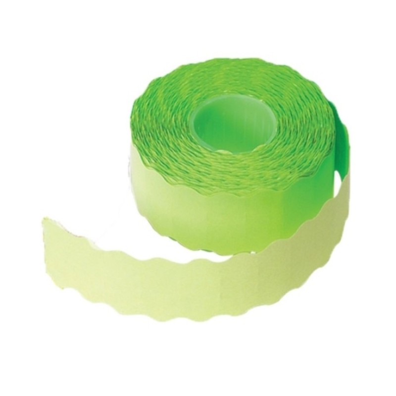 Etichete Pret, 26 x 12 mm, Verde, 1000 Etichete / Rola