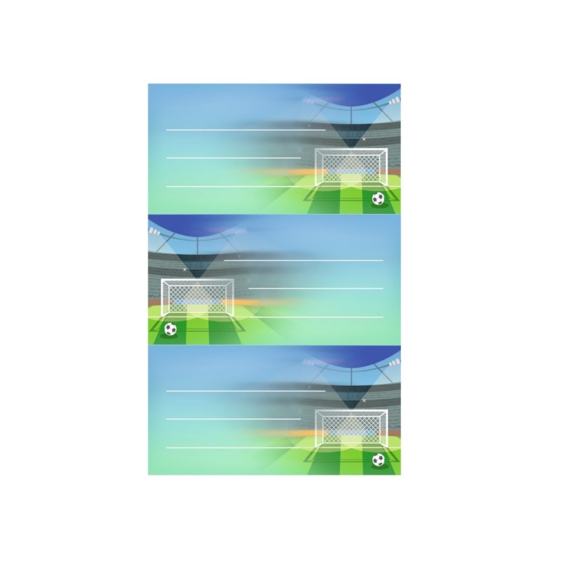 Etichete Scolare Stadion, Herlitz, 3 x 3 Coli