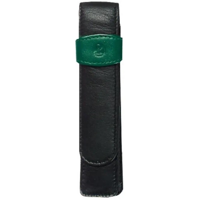 Etui de Piele TG12 pentru 1 Instrument, Negru si Verde