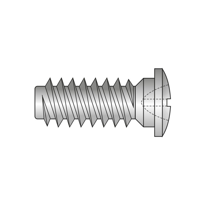 Eurosurub Cap Bombat O9 mm Locas Z Filet Dublu Otel Zamac-L 25