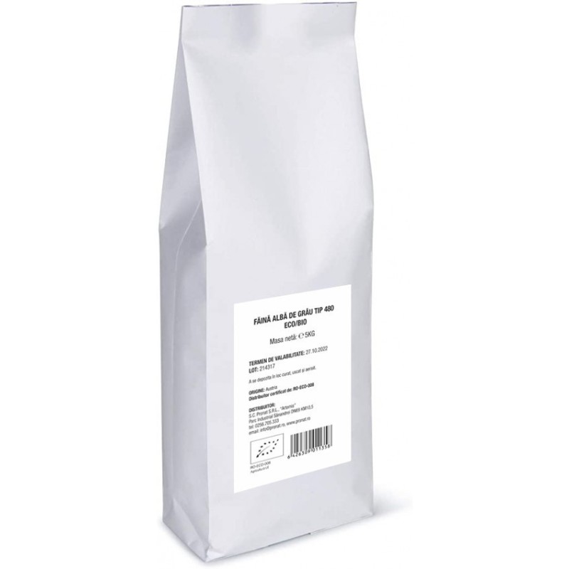 Faina Alba de Grau Bio Tip 480, 5 kg, Pronat